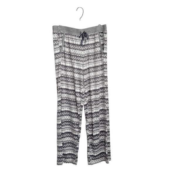 Nautica Womens 2 Piece Fleece Pajama Set V Neck Long Sleeve Pants With P… - Picture 6 of 13